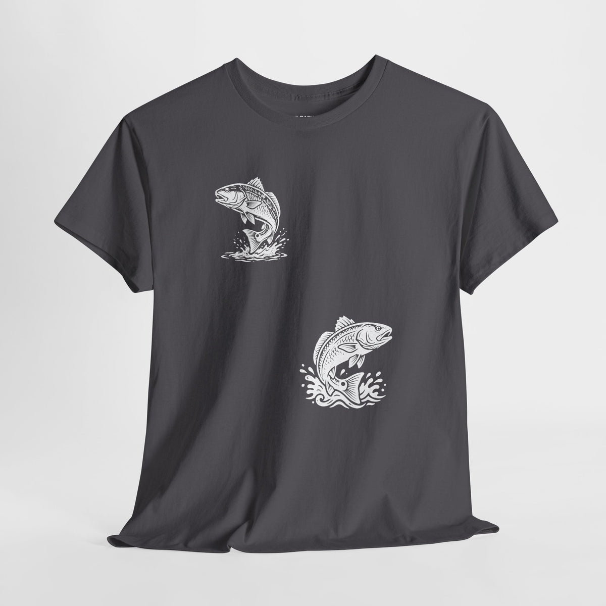 Go Track a Redfish Tee — Fishing Graphic T-Shirt with 'The Apps Are Tracking You' Slogan