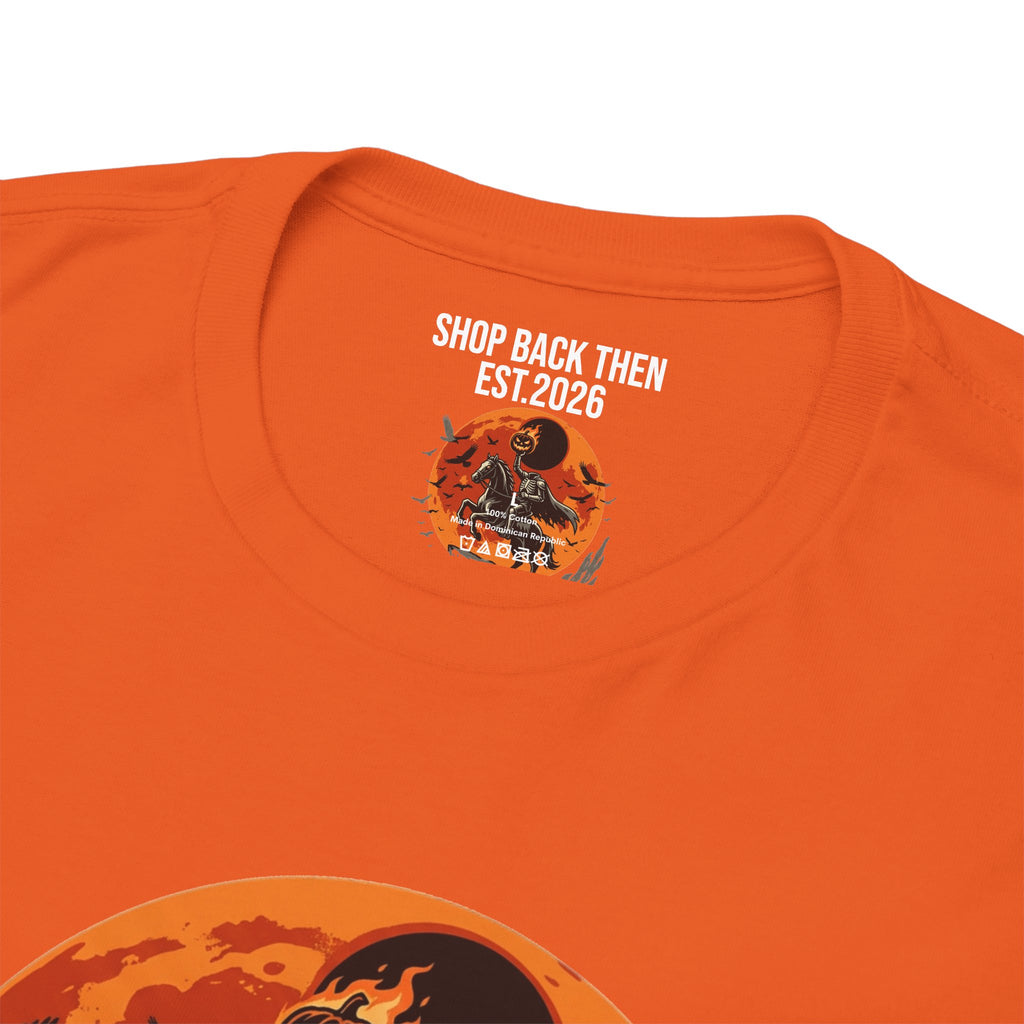 Halloween Headless Horseman T-Shirt — Jack-O'-Lantern Rider Graphic Tee