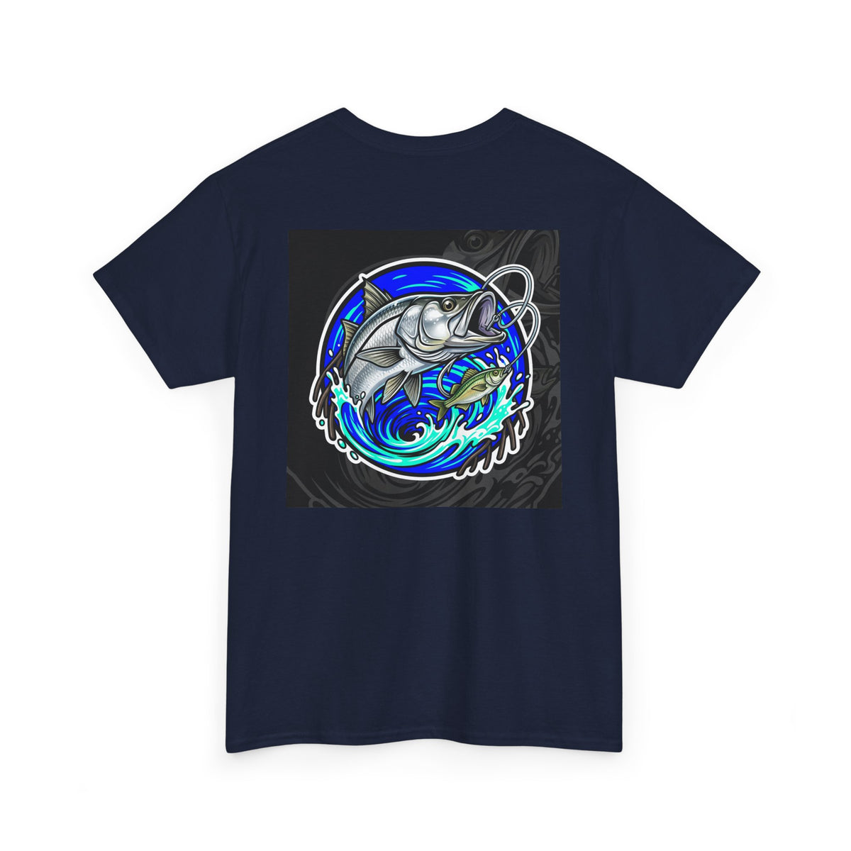 Snook Fishing Tee — "Salt Grit" Snook & Ocean Wave Graphic Tee
