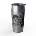 Arcade Nights 20oz Tumbler — Retro Gaming Vector Art Travel Cup