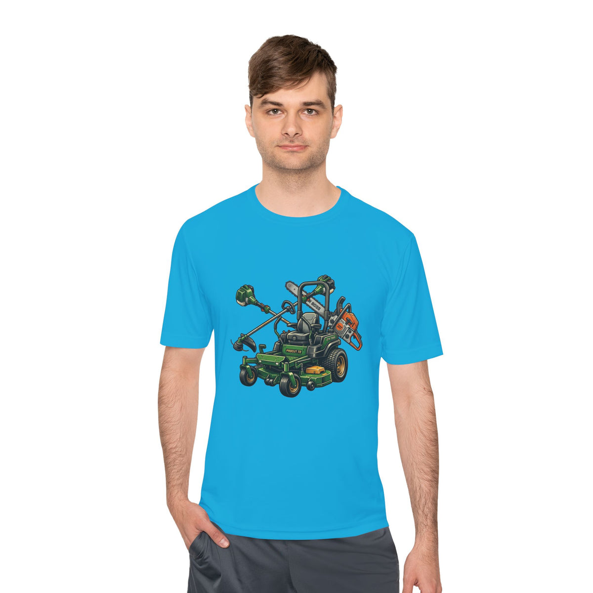 The Matrix Can't Cut the Grass T-Shirt — Lawn Mower Humor Tee