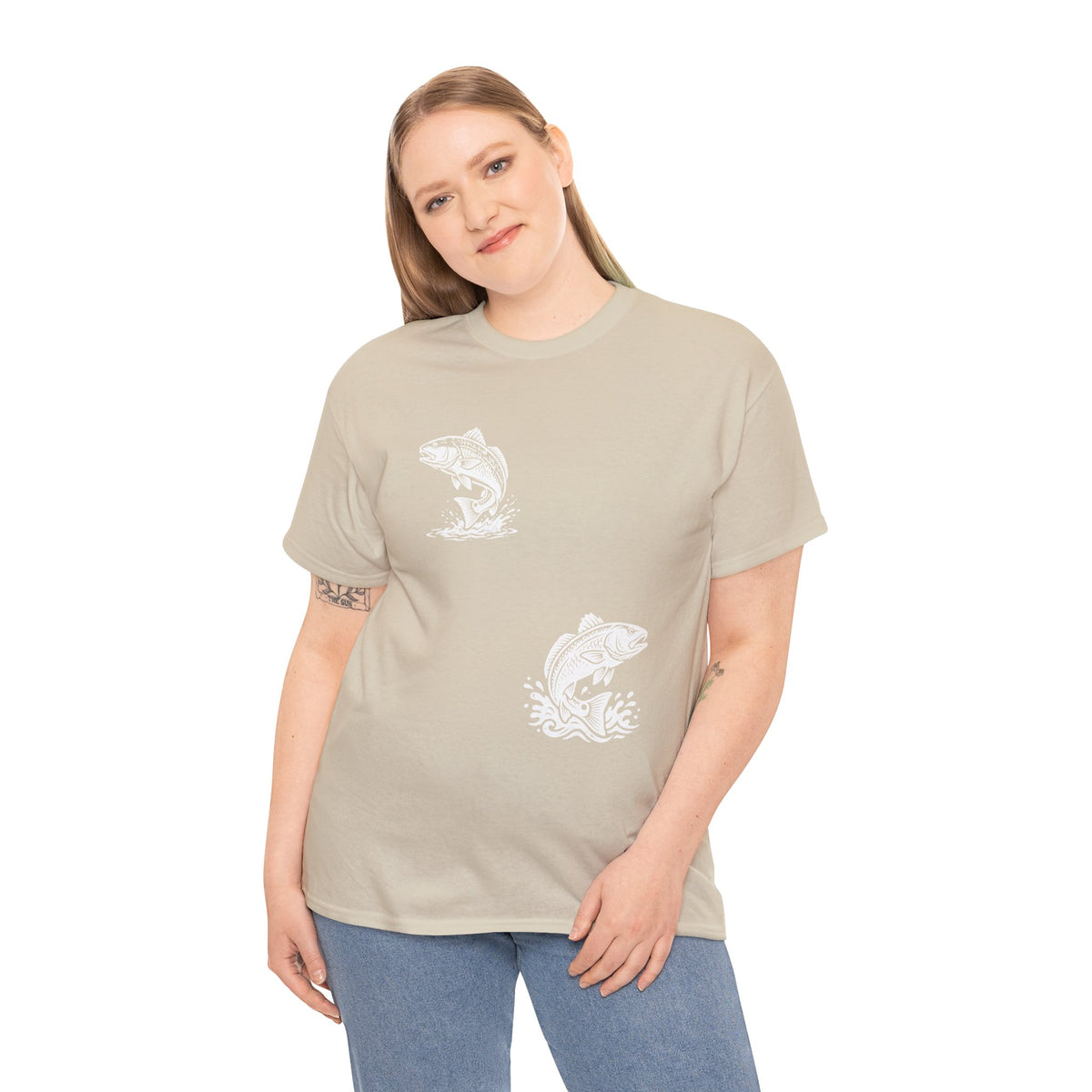 Go Track a Redfish Tee — Fishing Graphic T-Shirt with 'The Apps Are Tracking You' Slogan