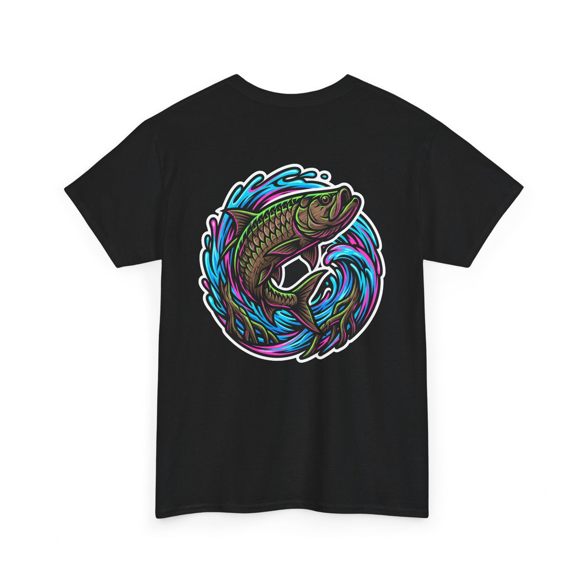 Tarpon Fishing Tee — "Salt City" Angler Fish Graphic Shirt