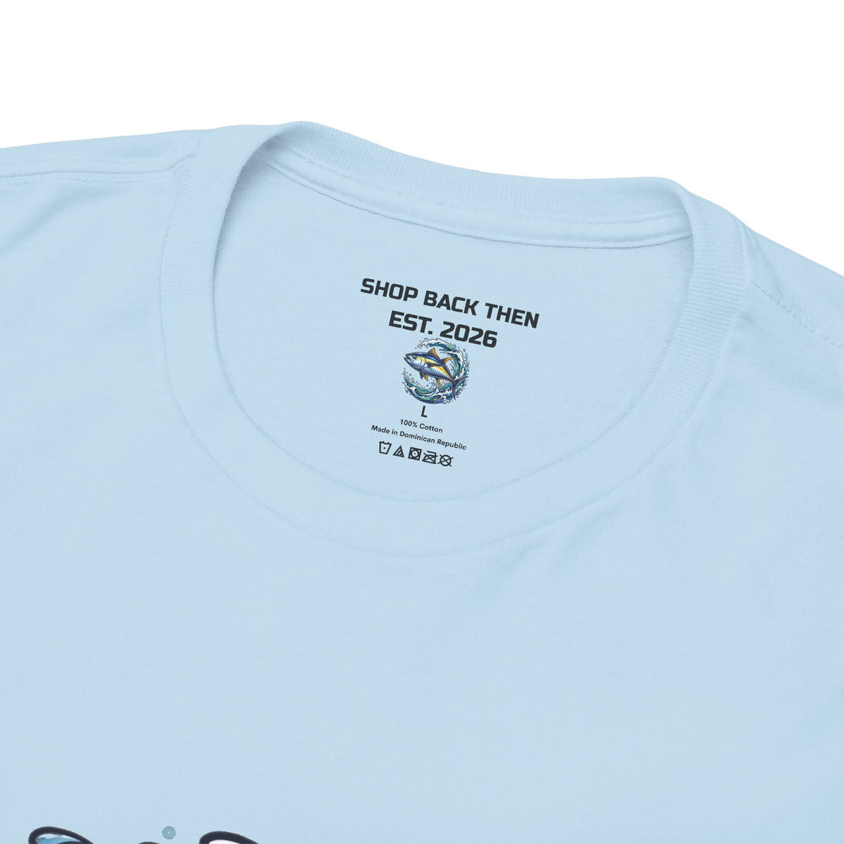 T-Shirt — Logged Out of the Matrix, Connected to the Blue Water (Tuna Wave Fishing Tee)