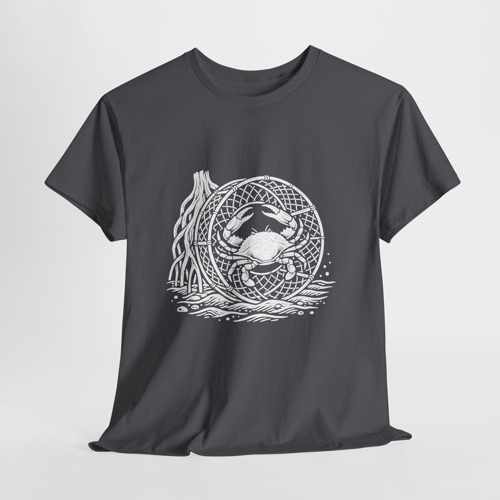 Crab Crew Graphic Tee — "Hauling Rebels Blue Crab Crew" Cotton T-Shirt