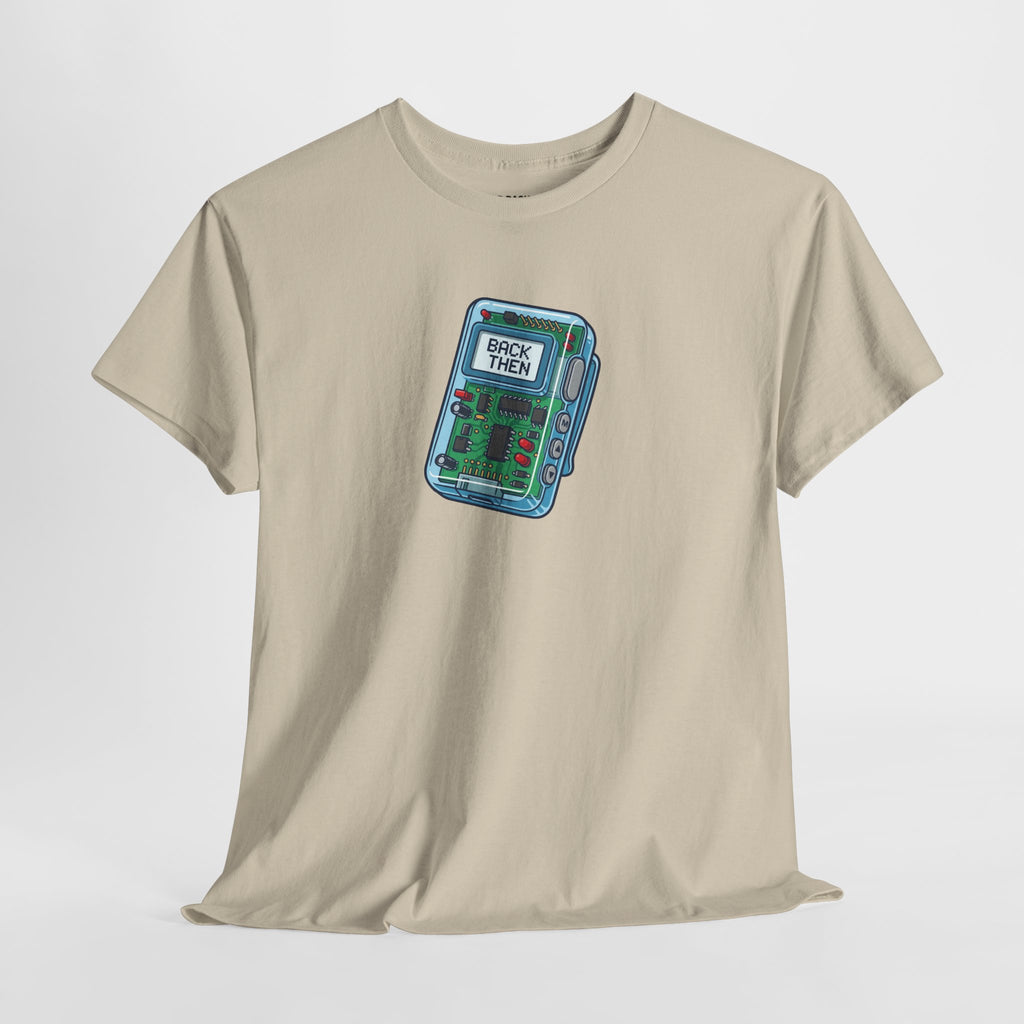 Retro Beeper Tee — “ANALOG MINDSET IN A DIGITAL TRAP” Vintage Pager Graphic Shirt