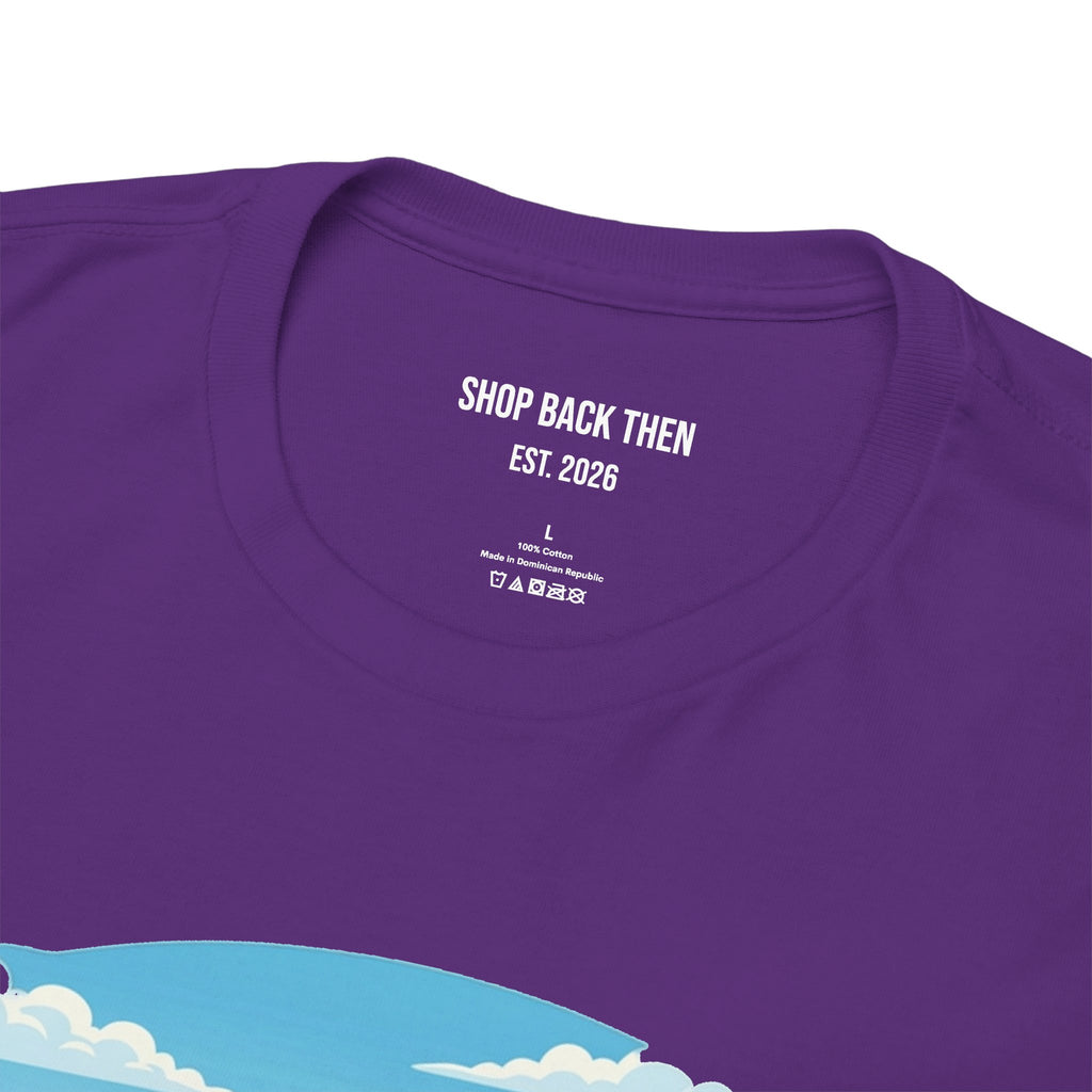 Fishing Tee — "Tracking the Tide, Living the Past" Graphic Shirt