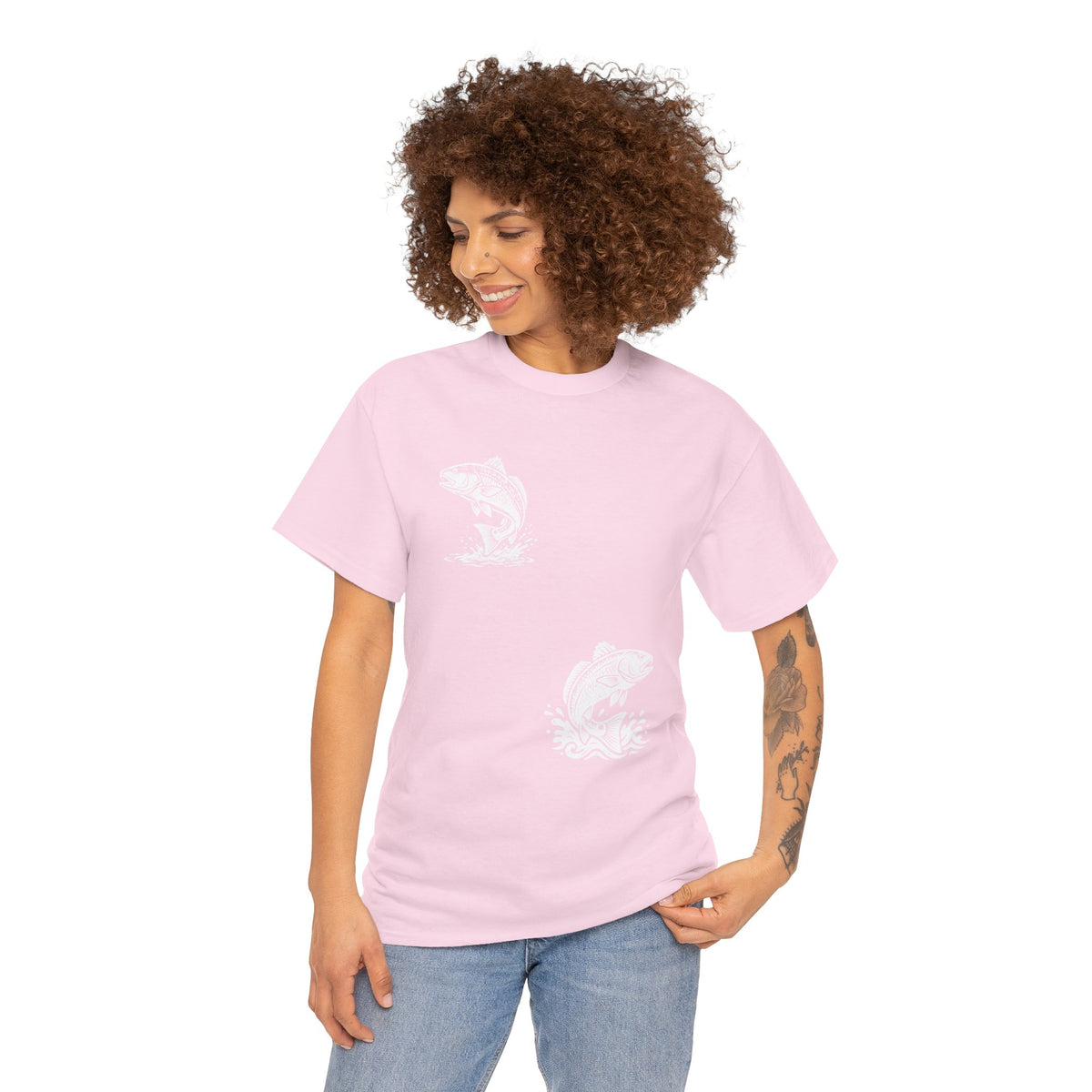 Go Track a Redfish Tee — Fishing Graphic T-Shirt with 'The Apps Are Tracking You' Slogan