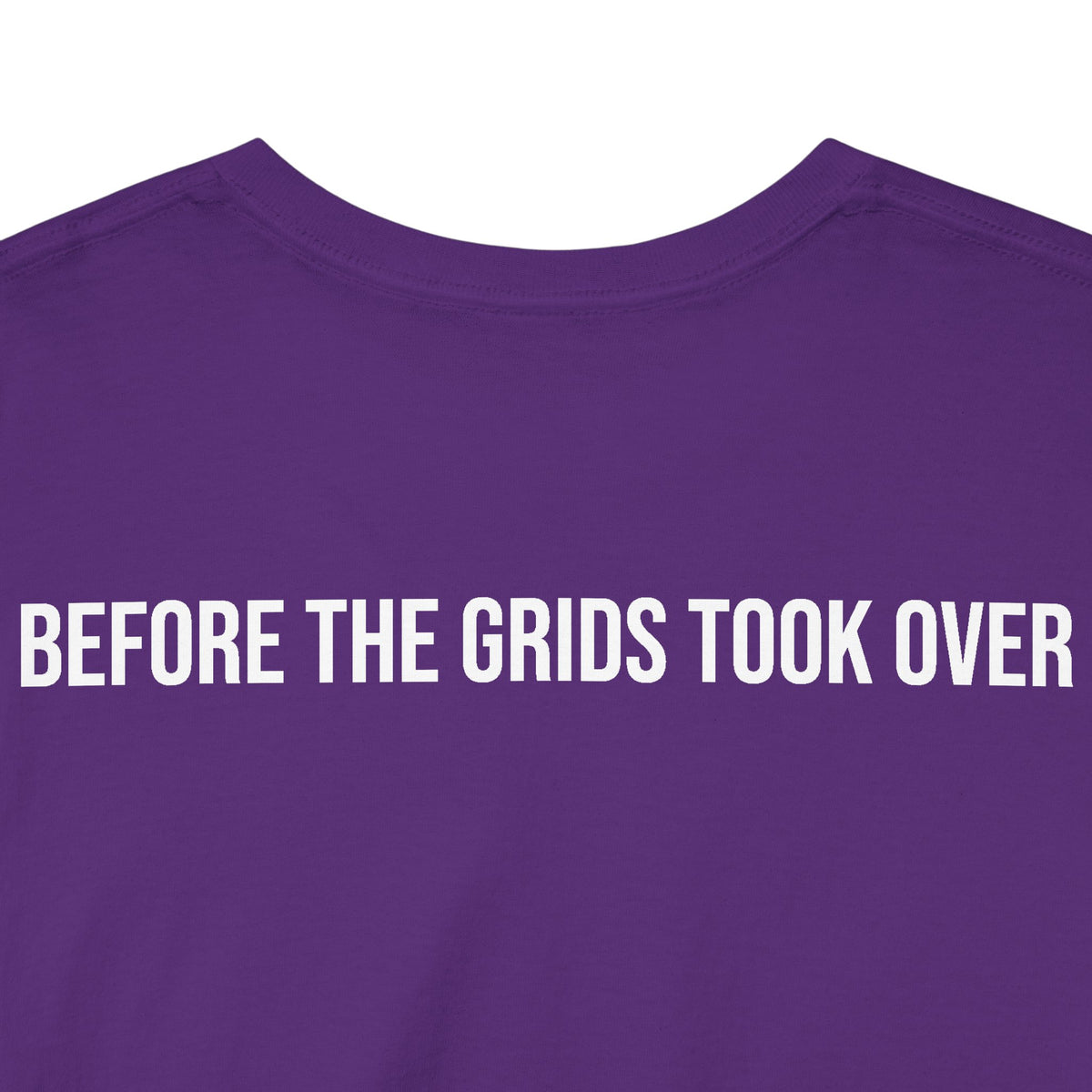 Retro VHS Label Tee — "Before the Grids Took Over" Graphic T-Shirt