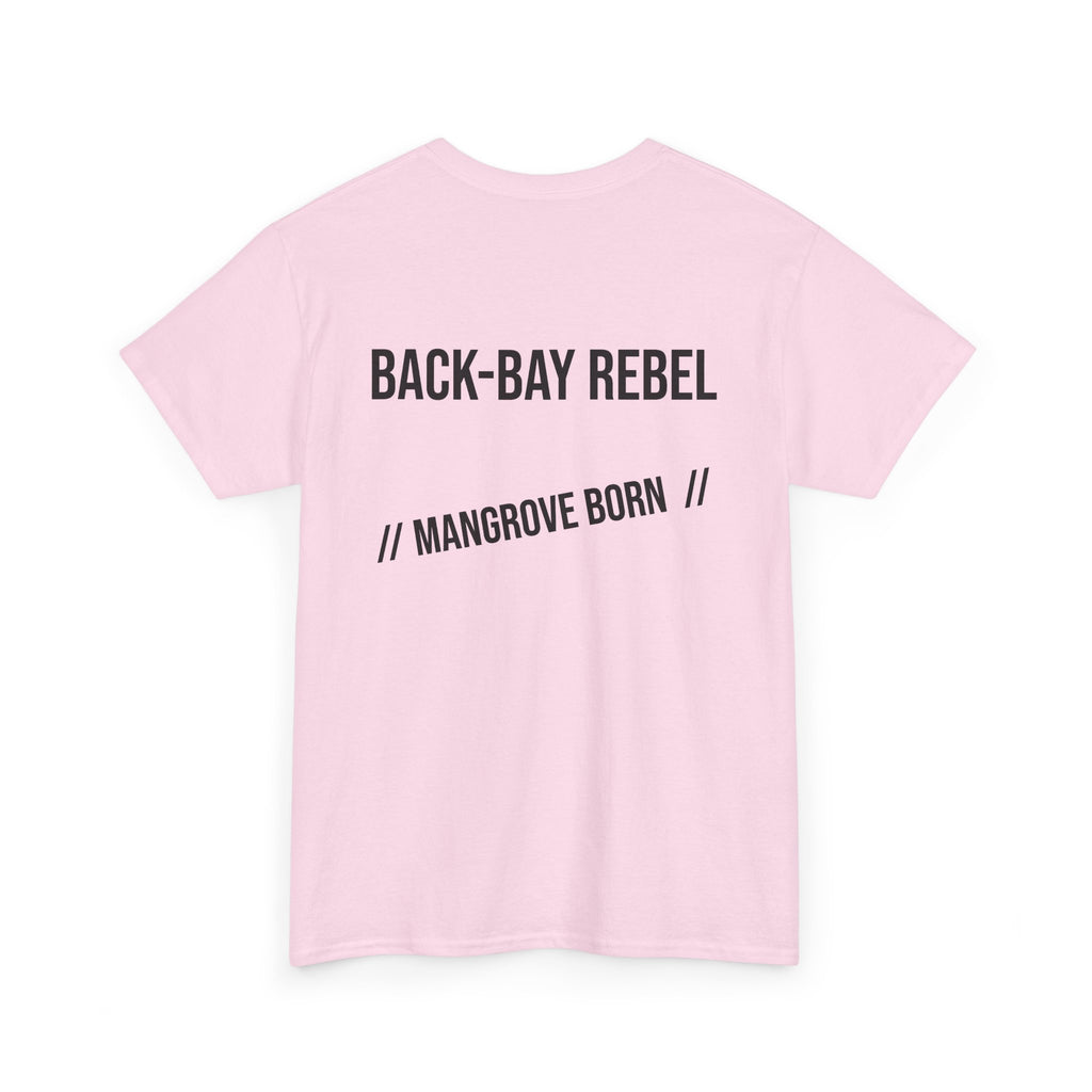 Fishing T-Shirt — "Back-Bay Rebel" Mangrove Born Graphic Tee