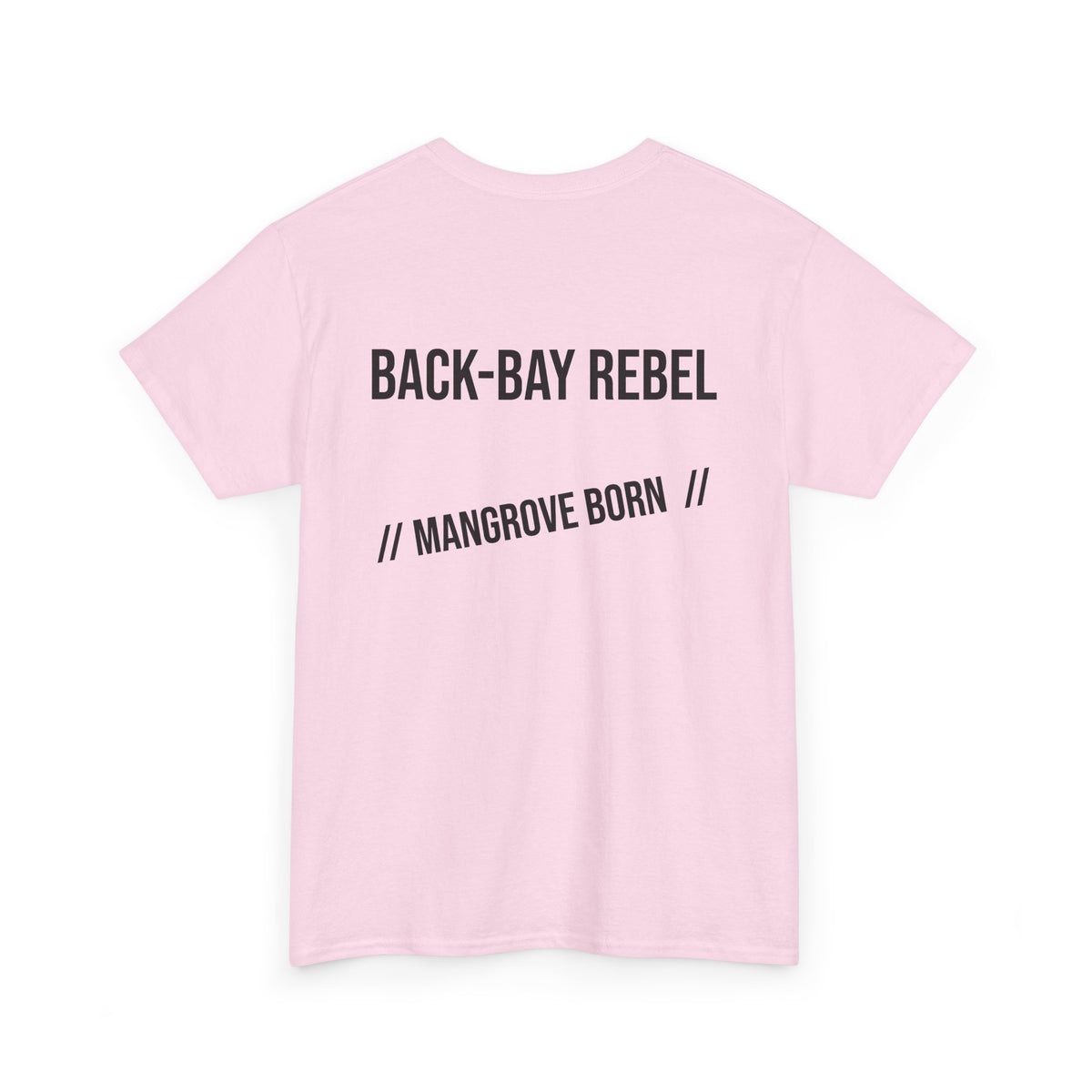 Fishing T-Shirt — "Back-Bay Rebel" Mangrove Born Graphic Tee