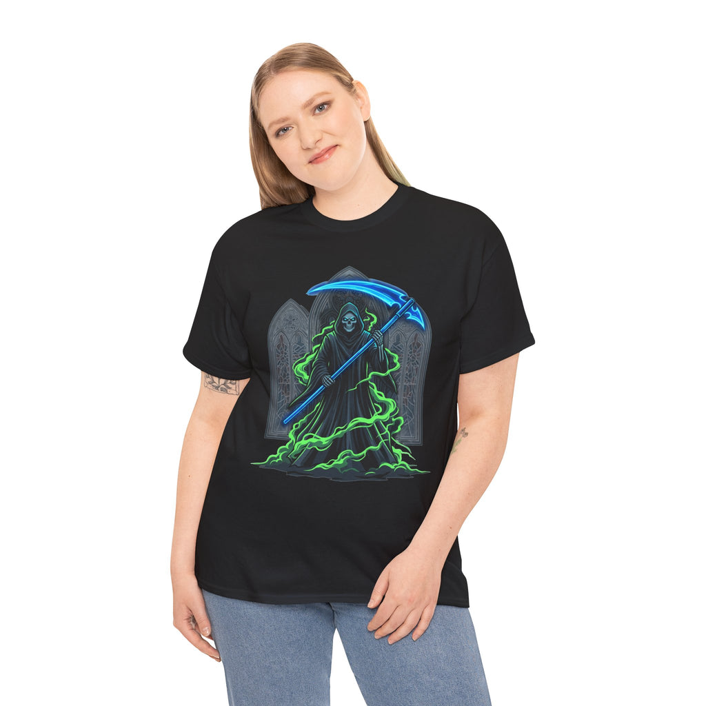 Grim Reaper Glow Scythe T-Shirt