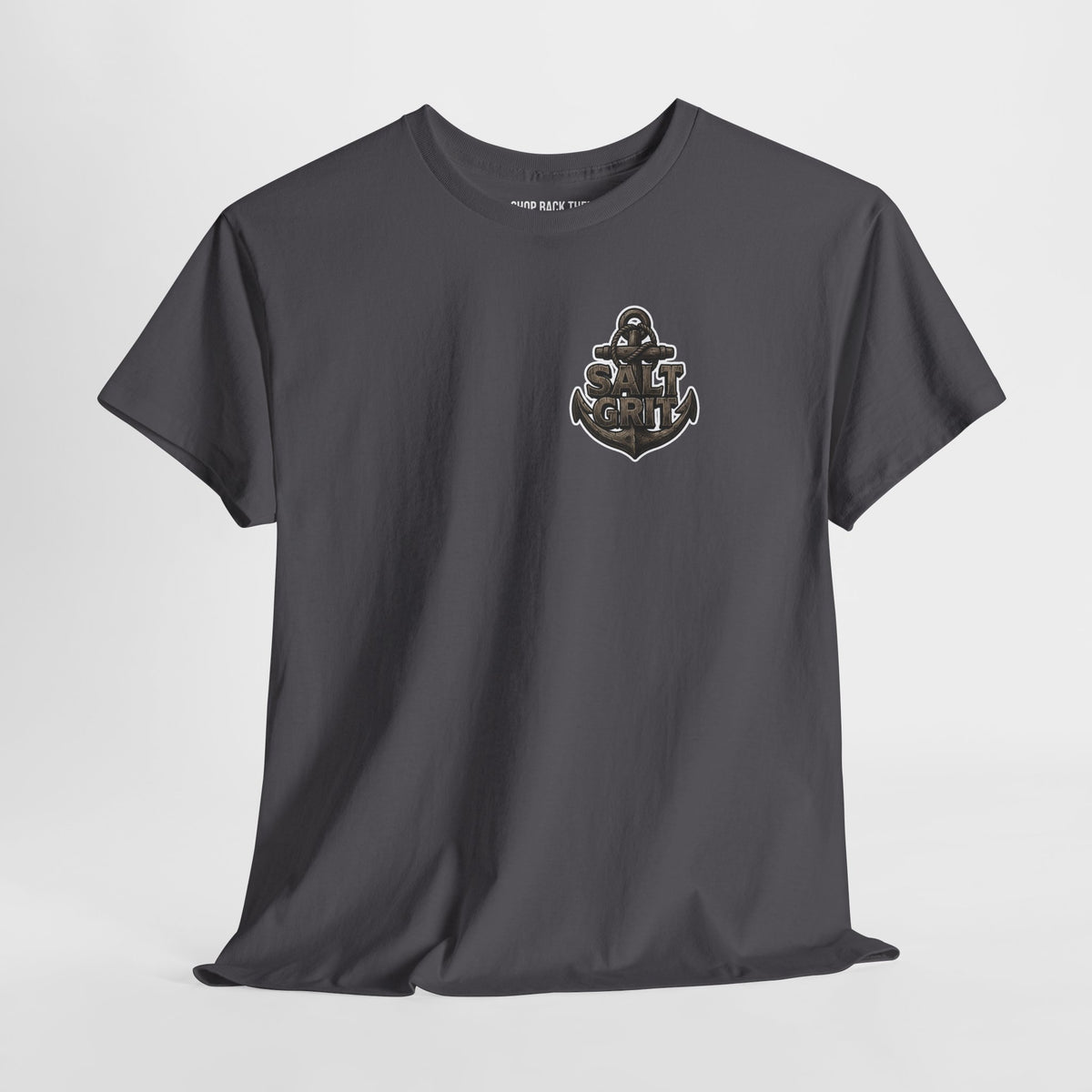Redfish Anchor Tee — Retro Fisherman Graphic T-Shirt