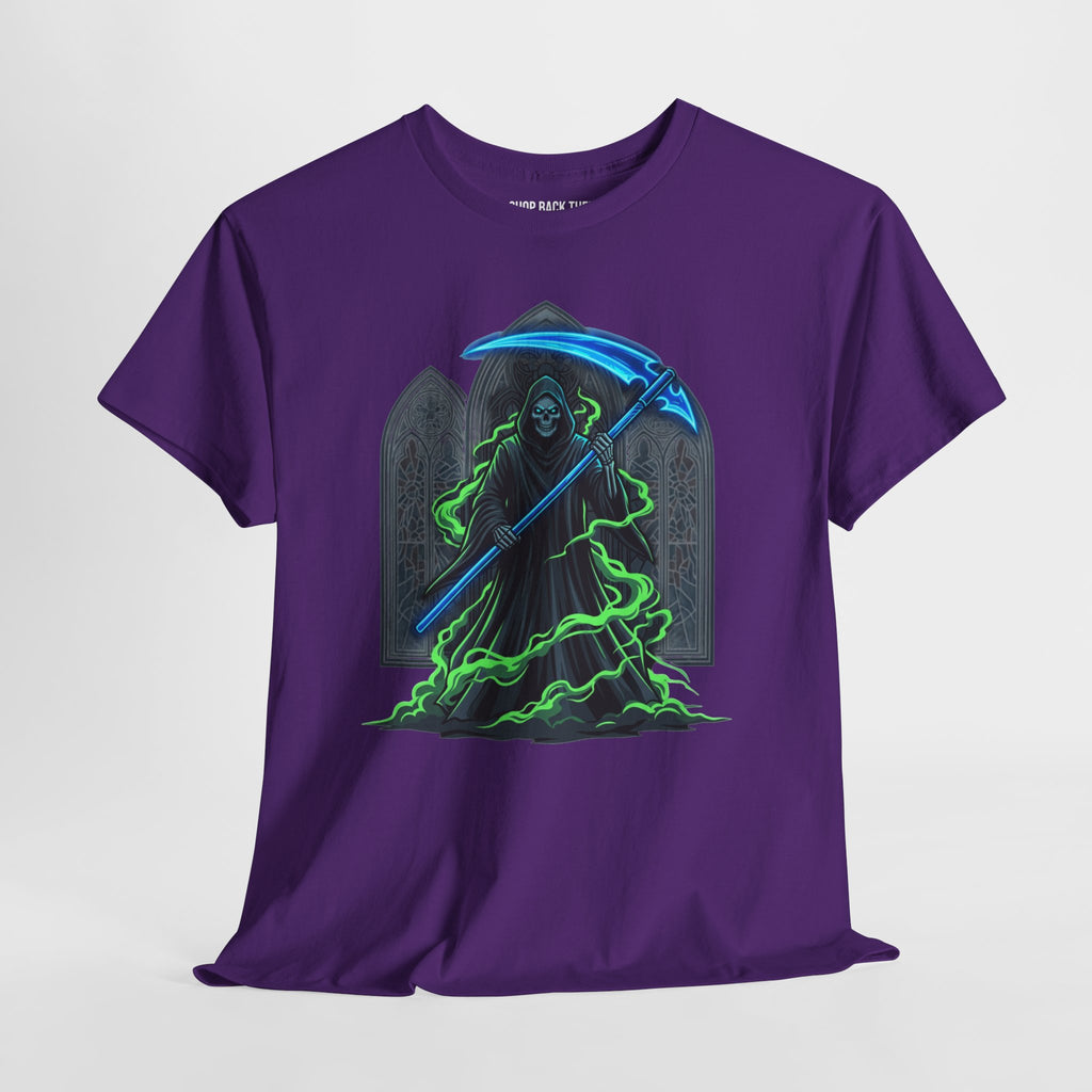 Grim Reaper Glow Scythe T-Shirt