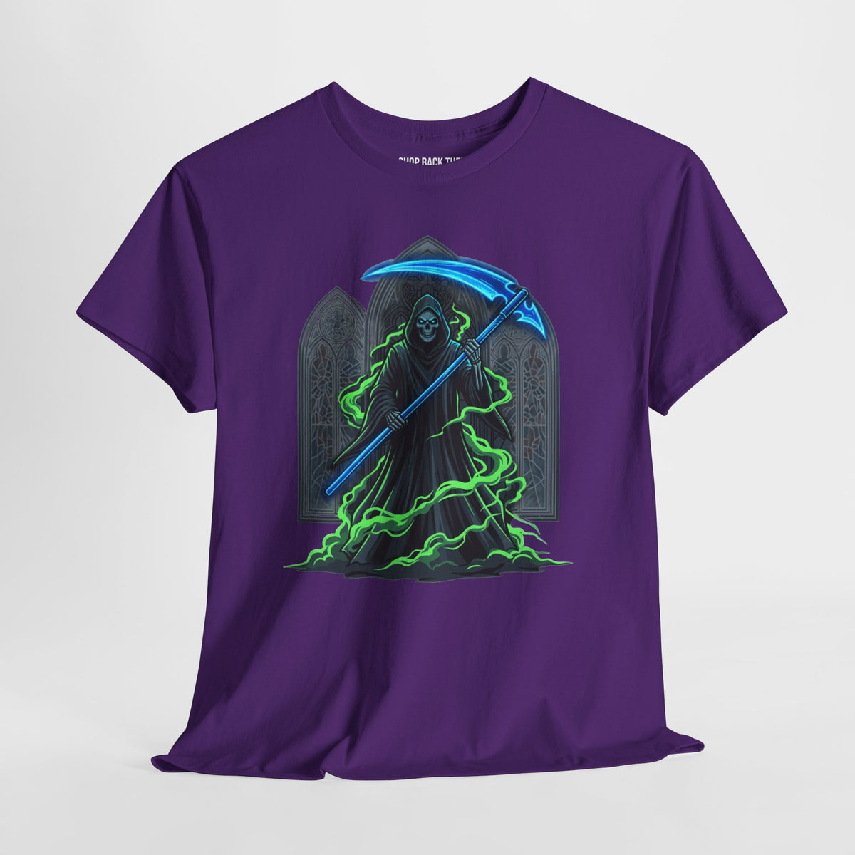 Grim Reaper Glow Scythe T-Shirt