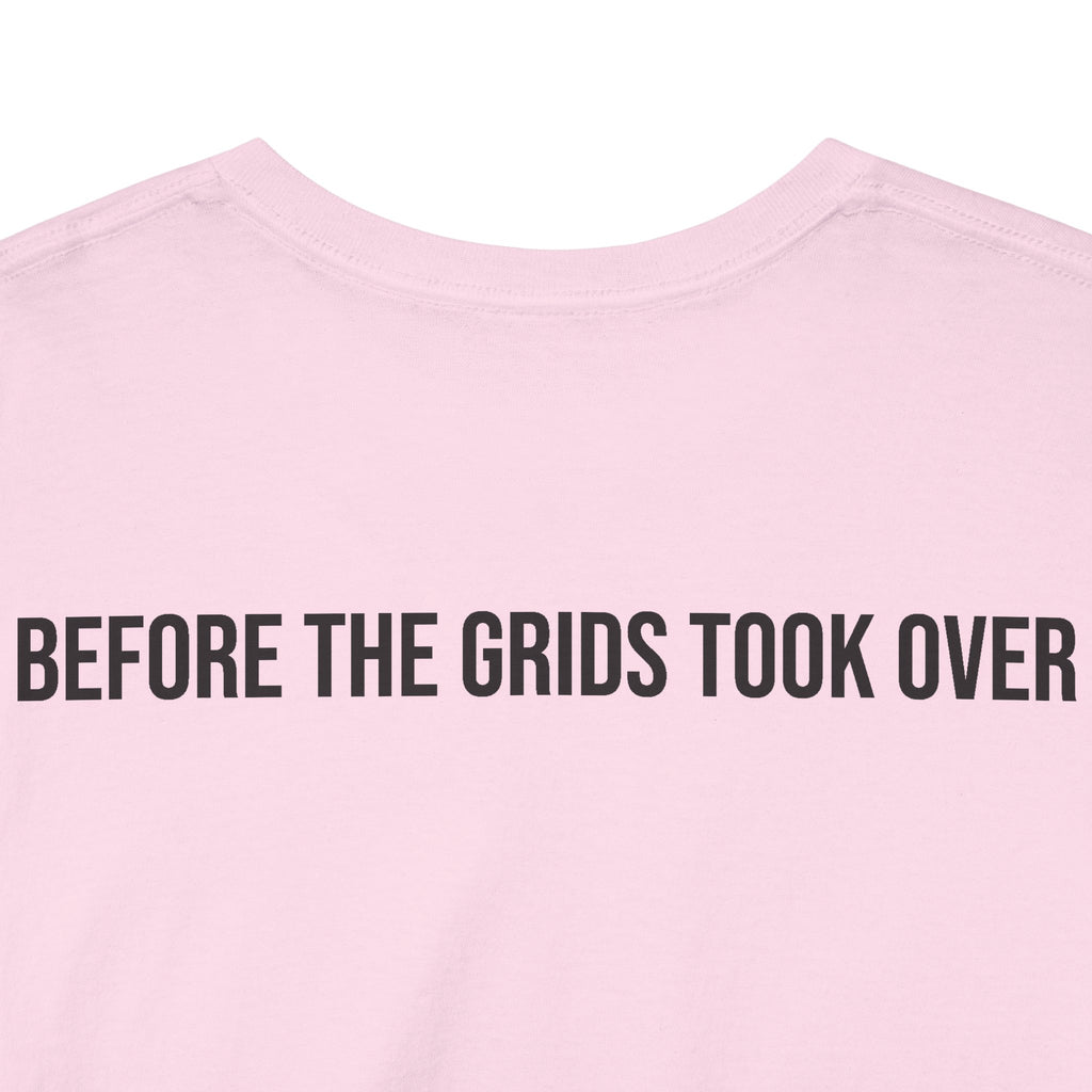 Cassette Tape Retro Tee — “Before the Grids Took Over” Vintage Audio Graphic T-Shirt