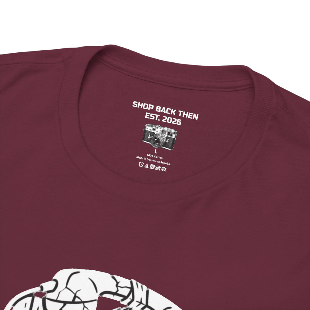 Retro Payphone T‑Shirt — "Back in the Day We Were Free Not Tracked" Vintage Camera Tee