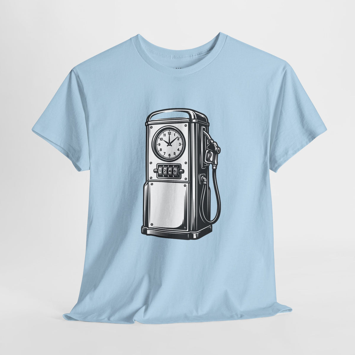 Vintage Gas Pump T‑Shirt — 1955 Retro Fuel Station Tee