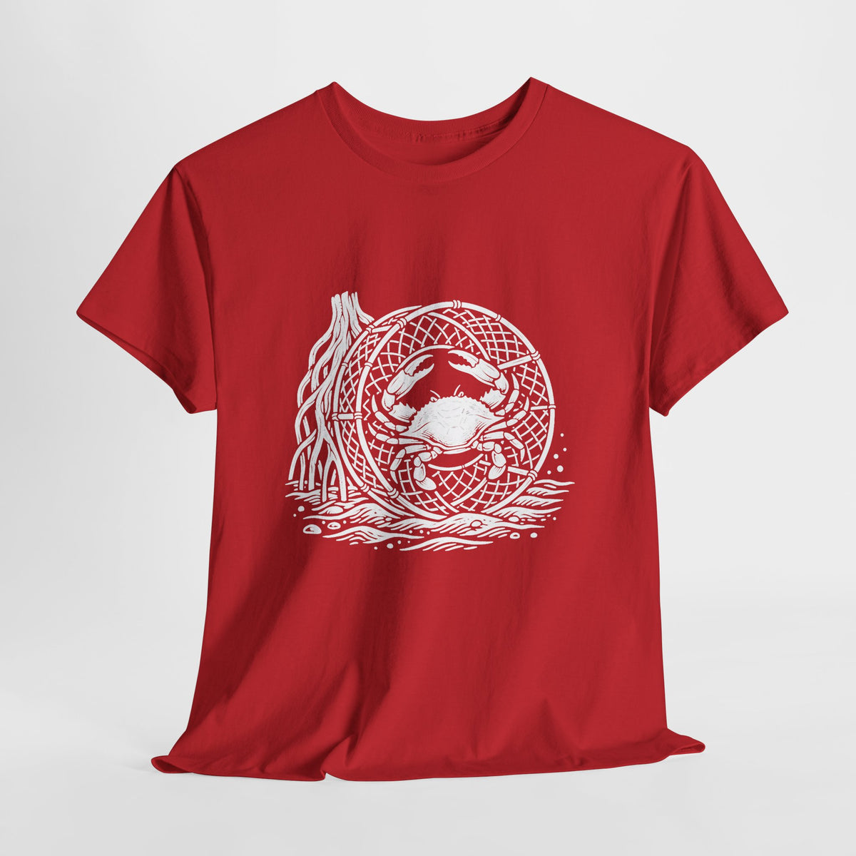Crab Crew Graphic Tee — "Hauling Rebels Blue Crab Crew" Cotton T-Shirt