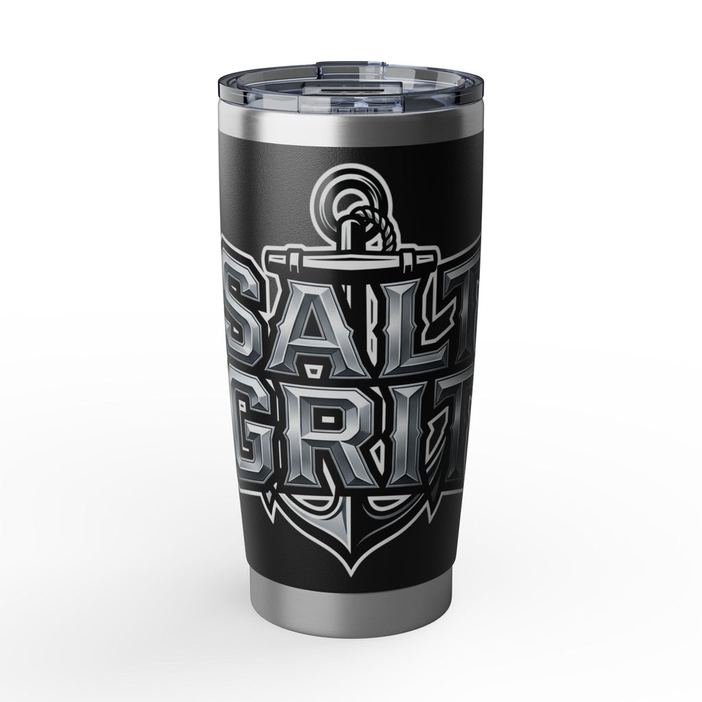 Tumbler — 'Salt & Grit' Nautical 20oz Stainless Travel Tumbler