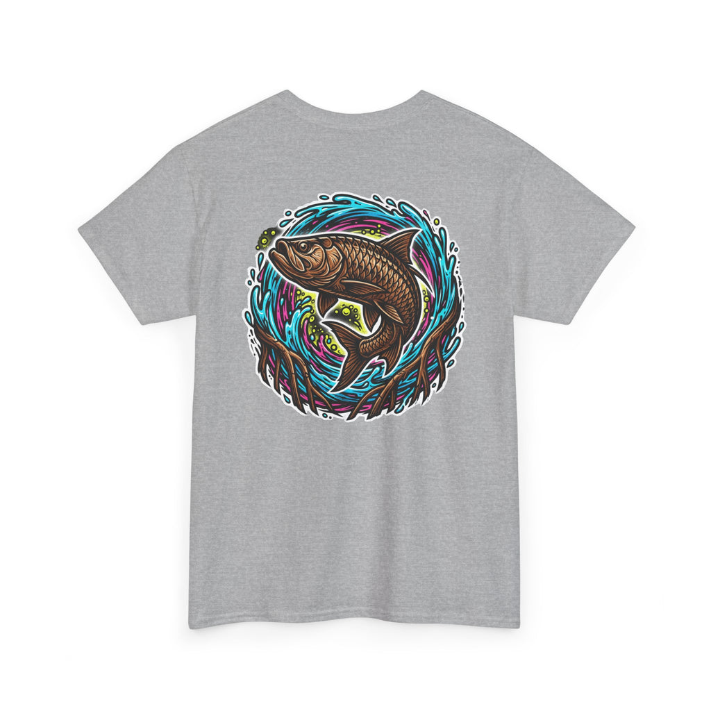 Tarpon Fishing Tee — "Salt Grit" Tarpon Graphic