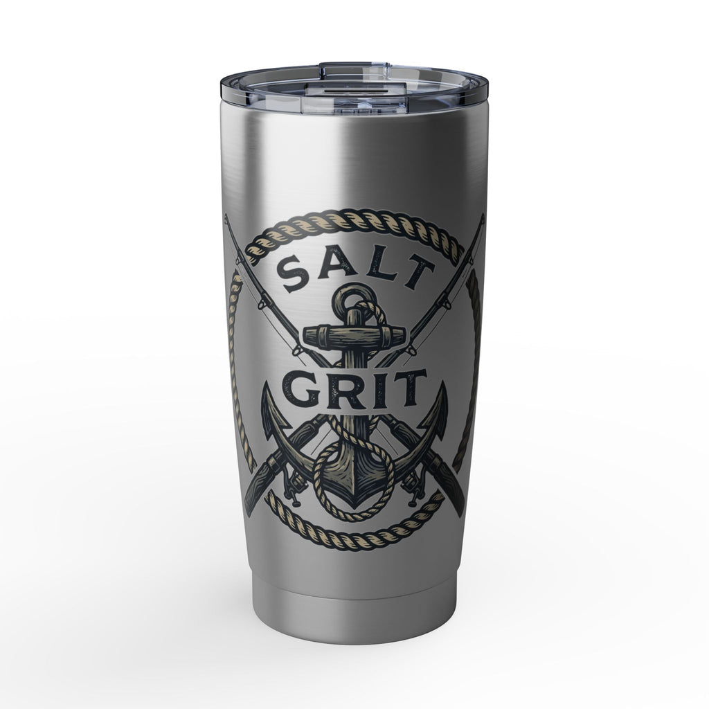 Salt & Grit Anchor 20oz Tumbler — Nautical Stainless Steel Travel Cup