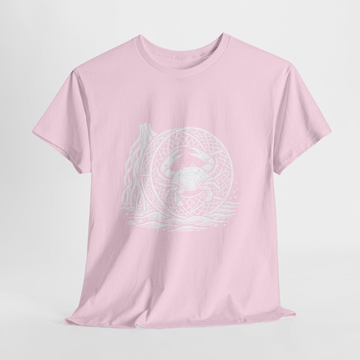 Crab Crew Graphic Tee — "Hauling Rebels Blue Crab Crew" Cotton T-Shirt