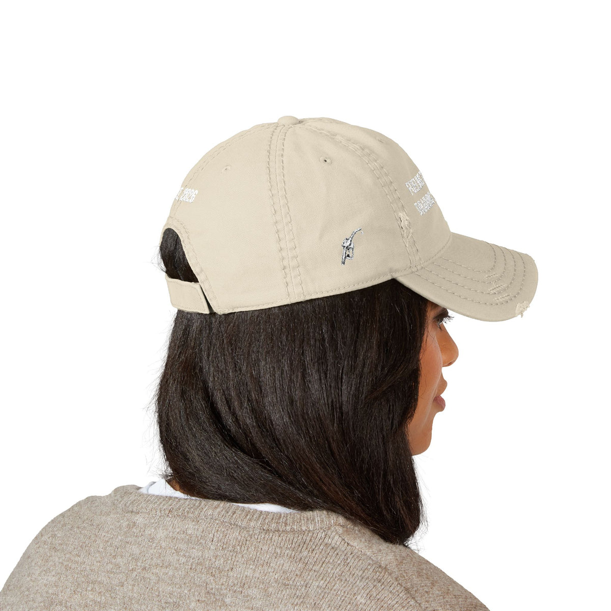 Distressed Dad Hat — "Fueling the System, Draining the Pockets" Embroidered Cap (Est. 2026)