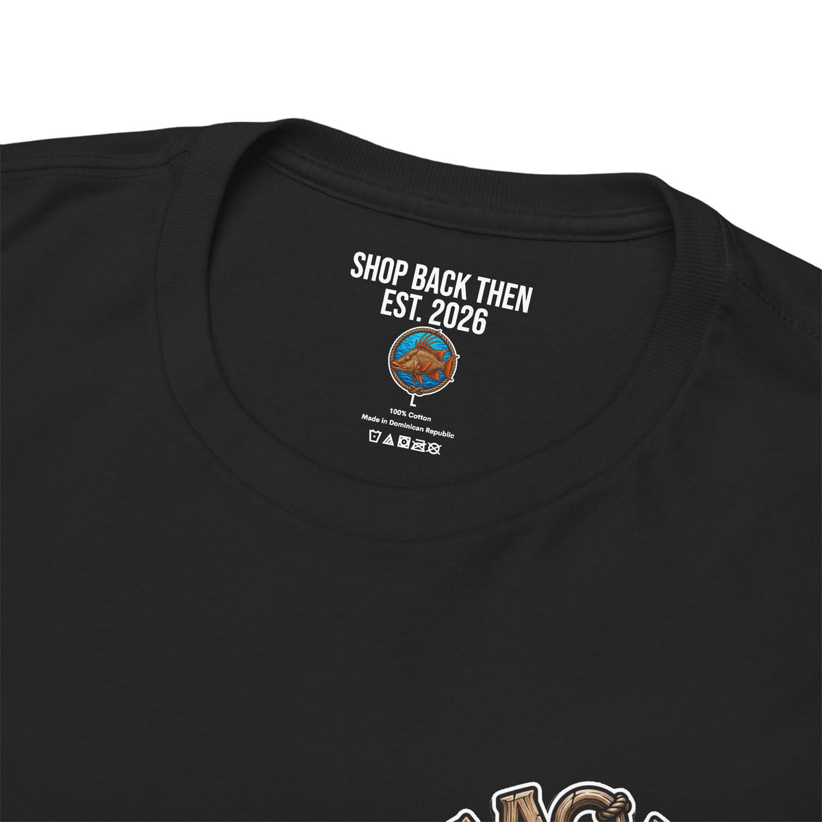 Hogfish Fishing Tee — Rustic Redfish Emblem Tee
