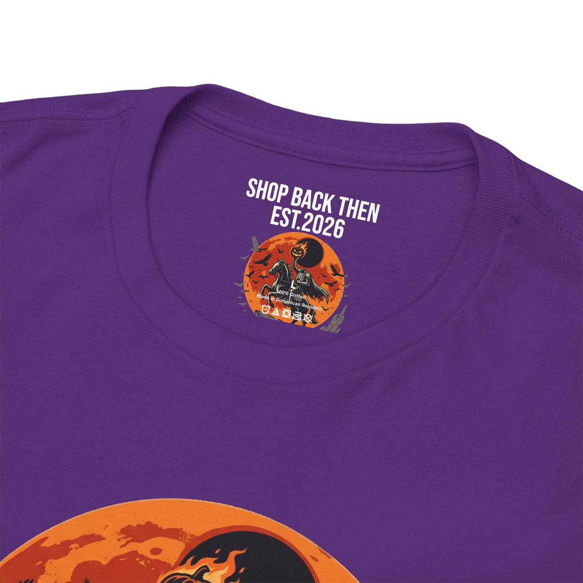 Halloween Headless Horseman T-Shirt — Jack-O'-Lantern Rider Graphic Tee