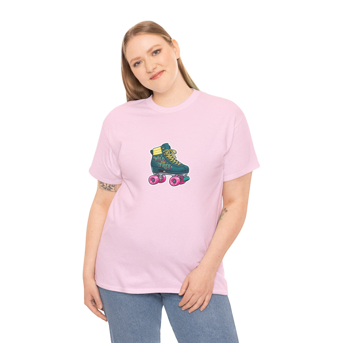 Roller Skate Tee — Retro 1970s Roller Rink Graphic T-Shirt