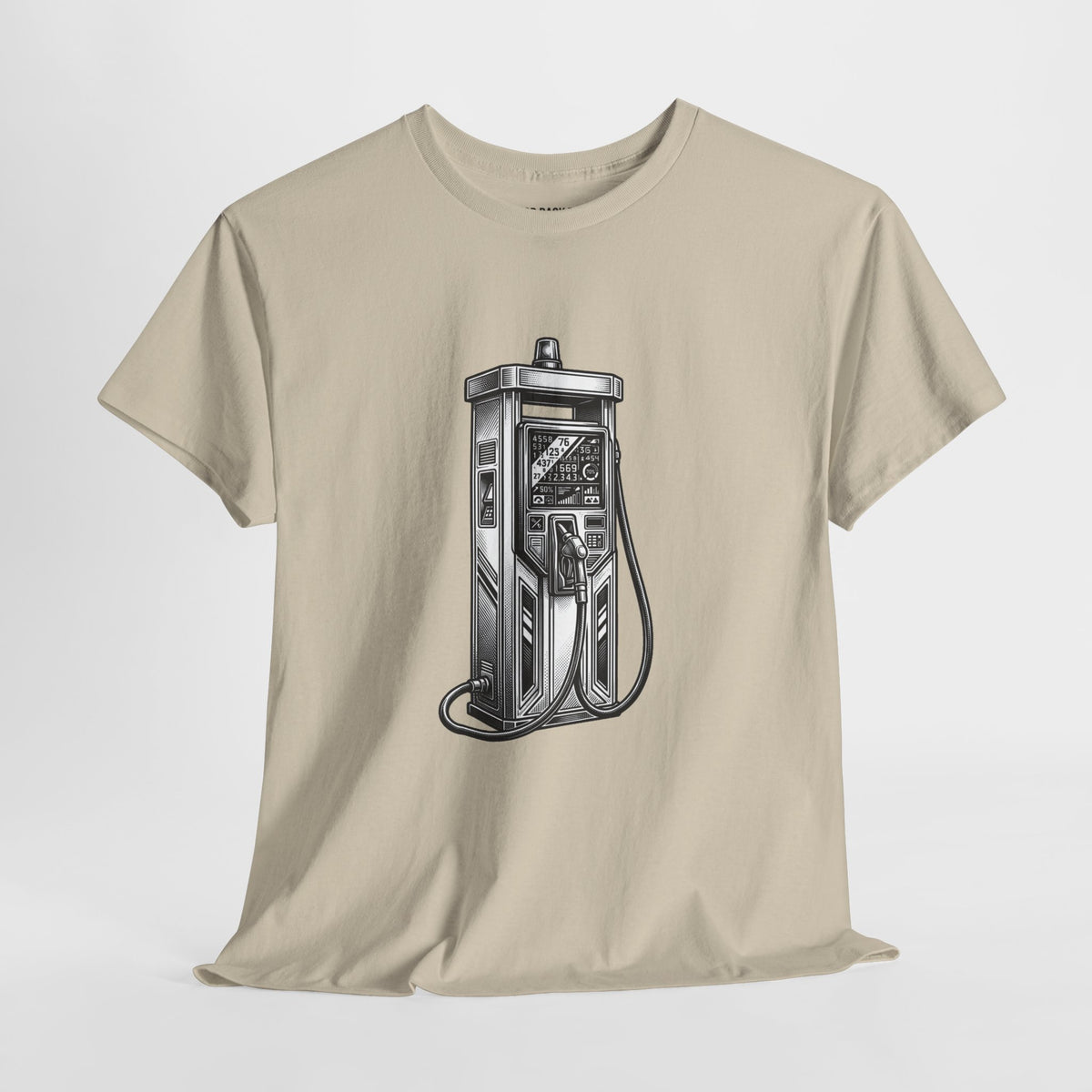 Gas Pump Tee — Retro Fuel Graphic Shirt with “2026 Inflation Whiplash Series” Back Text