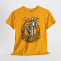 T-Shirt — "No Charger Required for Common Sense" Vintage Utility Graphic