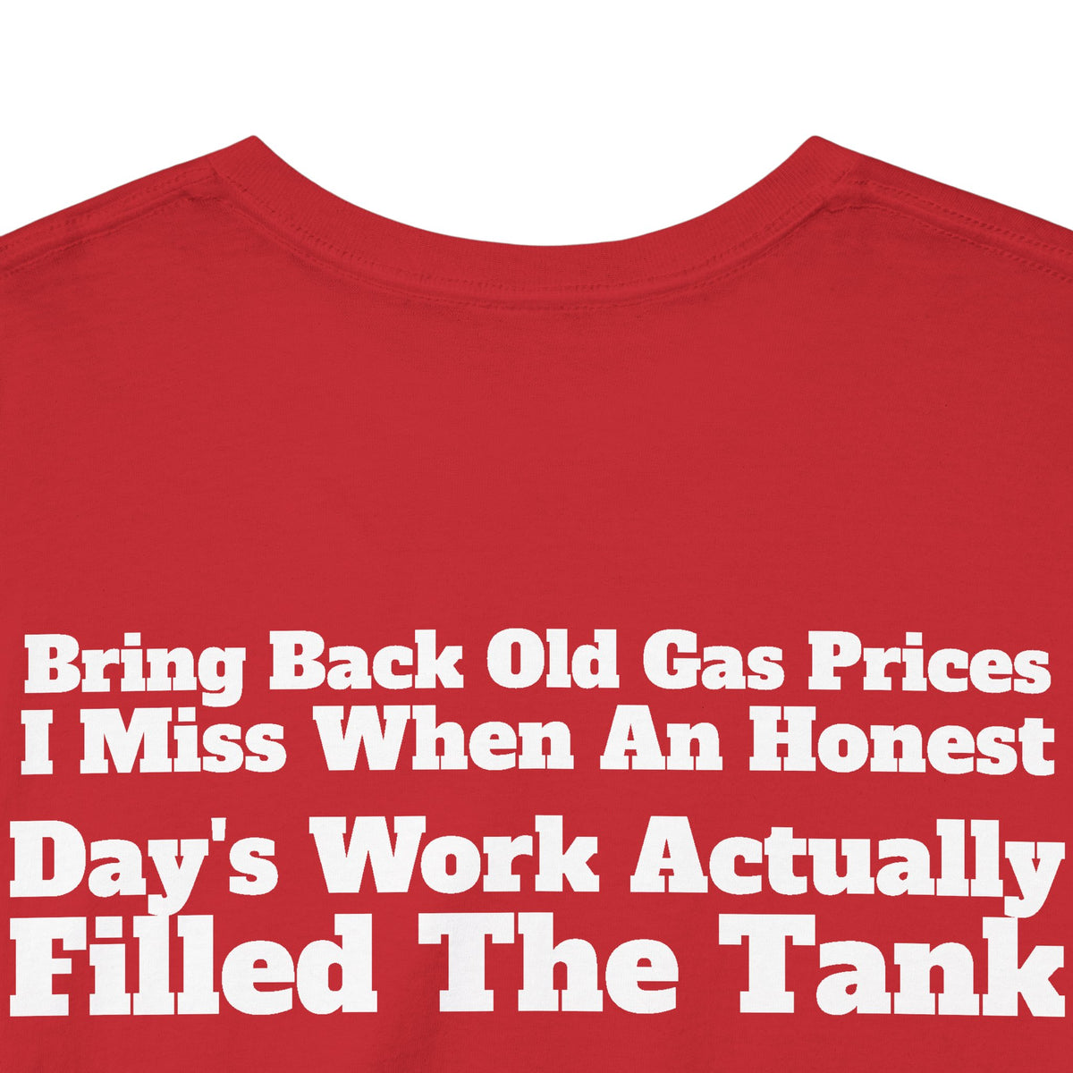 Gas Pump Graphic Tee — “Bring Back Old Gas Prices” Vintage Mechanic Shirt