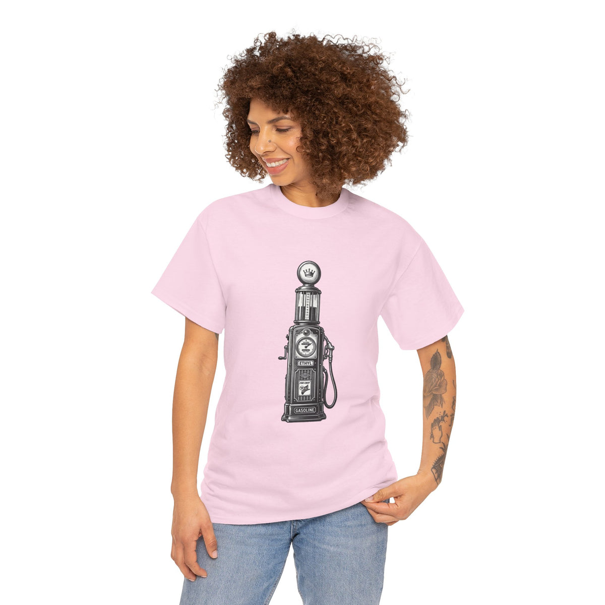 Vintage Gas Pump T-Shirt — 1935 Vintage Series "The Good Old Days" Tee