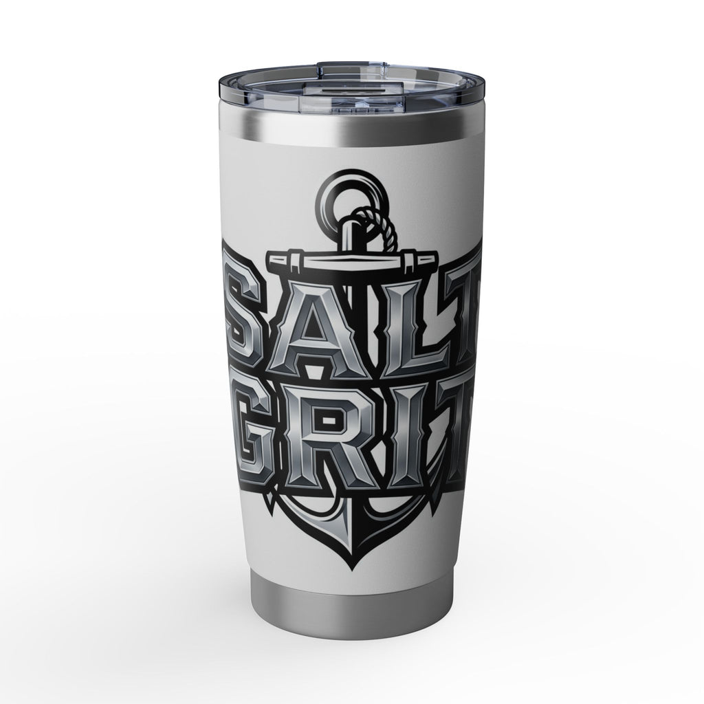 Tumbler — 'Salt & Grit' Nautical 20oz Stainless Travel Tumbler