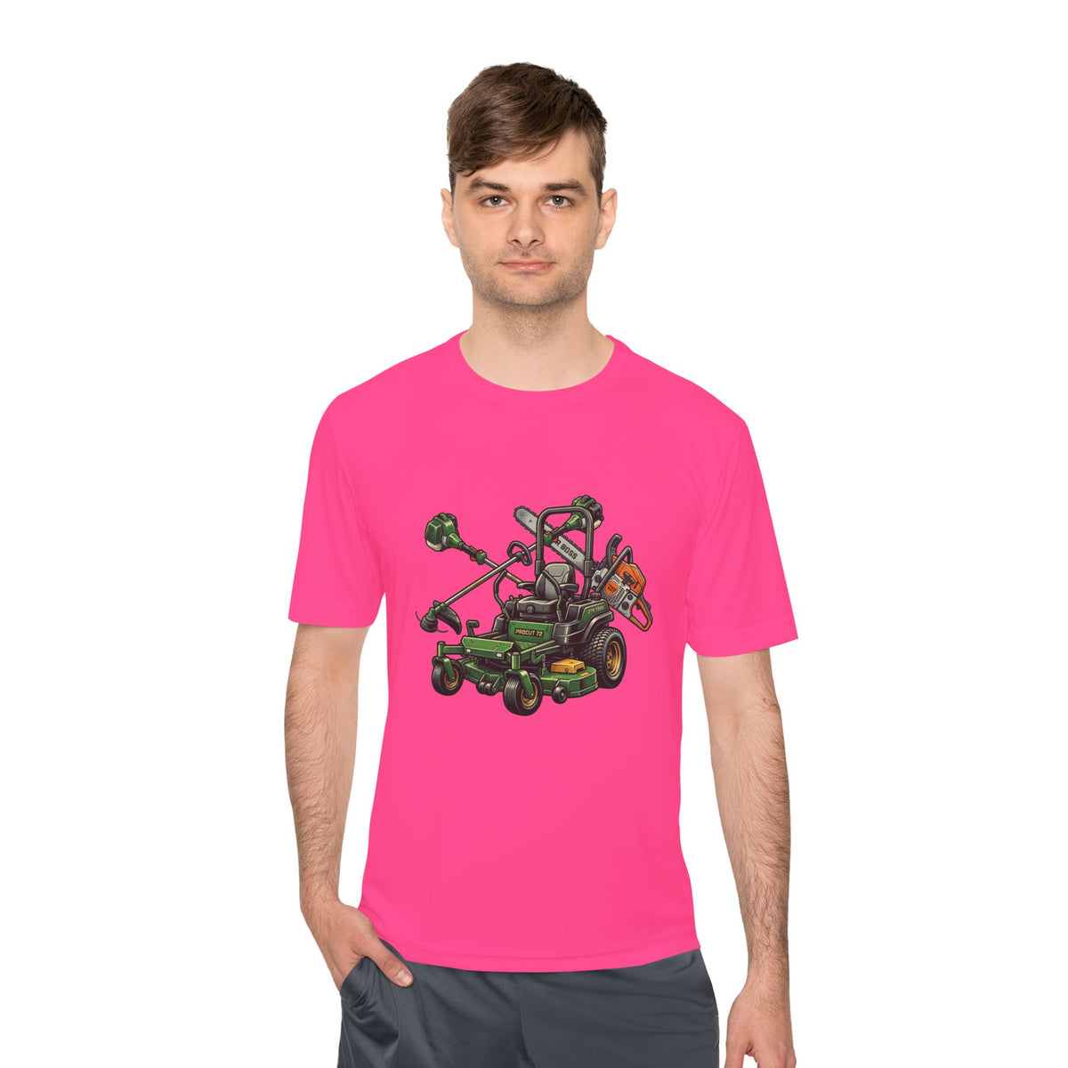 The Matrix Can't Cut the Grass T-Shirt — Lawn Mower Humor Tee