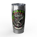 Salt & Grit Shark 20oz Tumbler — Insulated Stainless Travel Cup