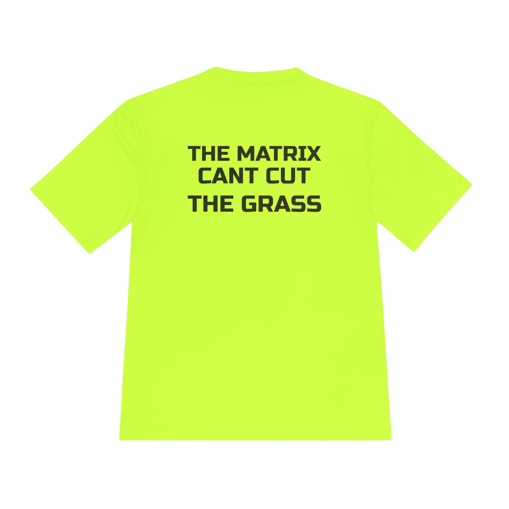 The Matrix Can't Cut the Grass T-Shirt — Lawn Mower Humor Tee