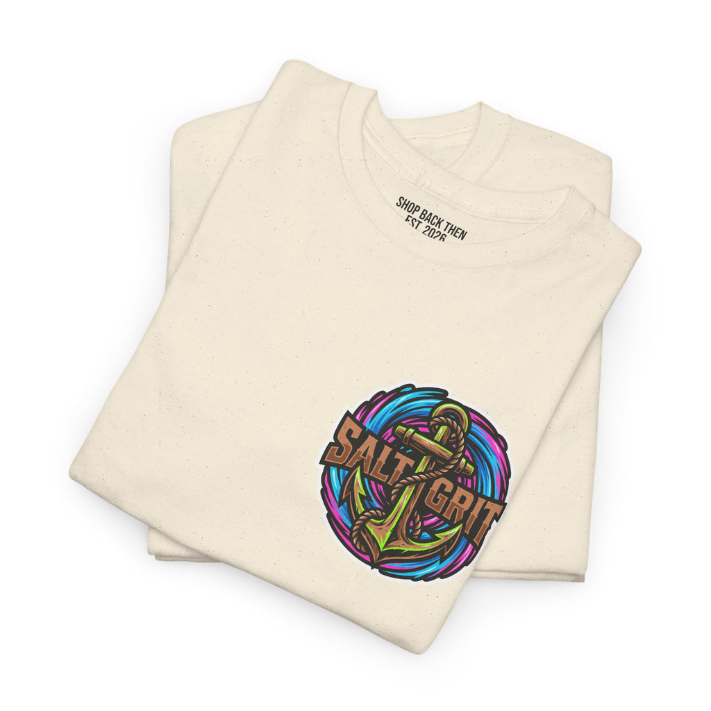 Shark Circle Graphic Tee — Salt Grit Surf T-Shirt