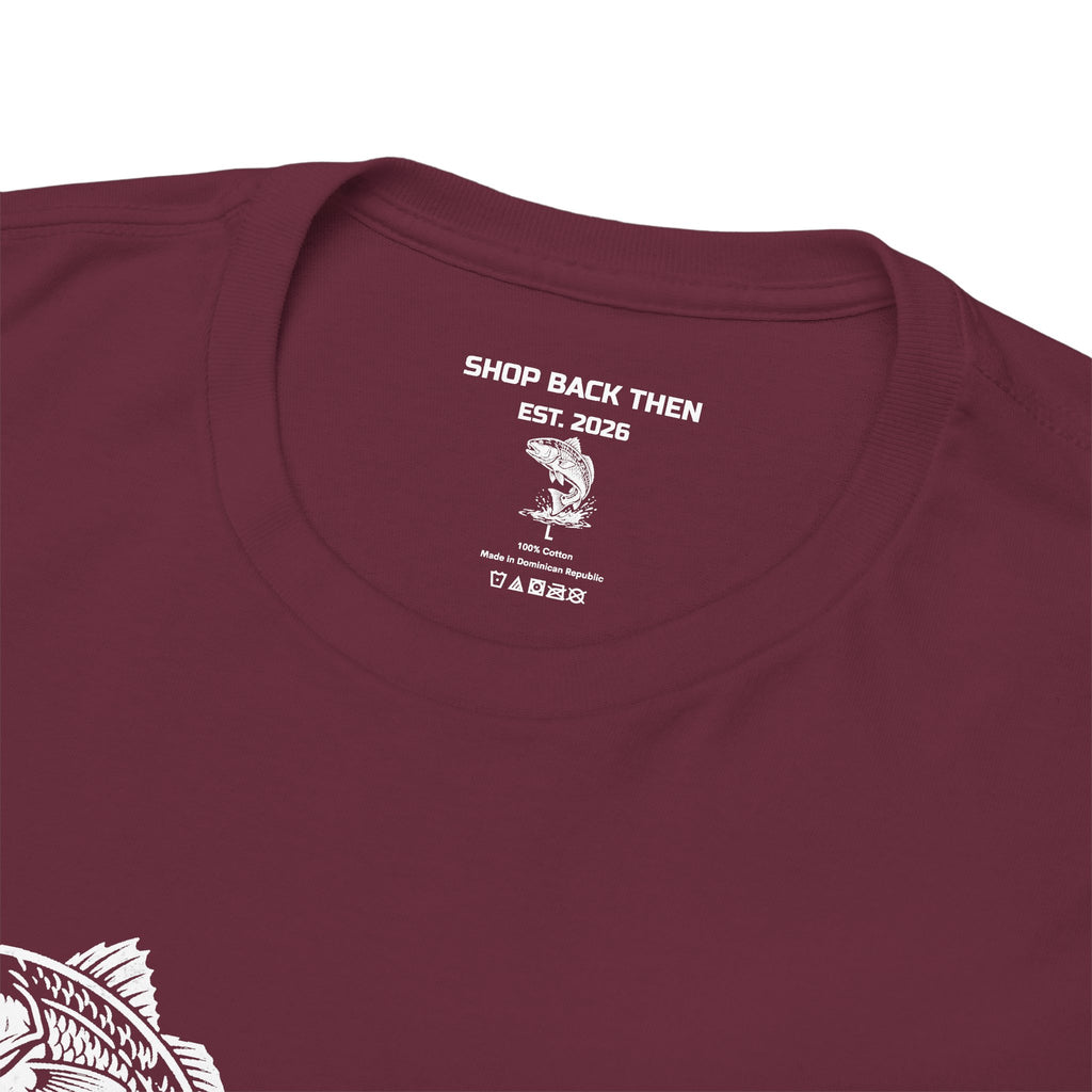 Go Track a Redfish Tee — Fishing Graphic T-Shirt with 'The Apps Are Tracking You' Slogan
