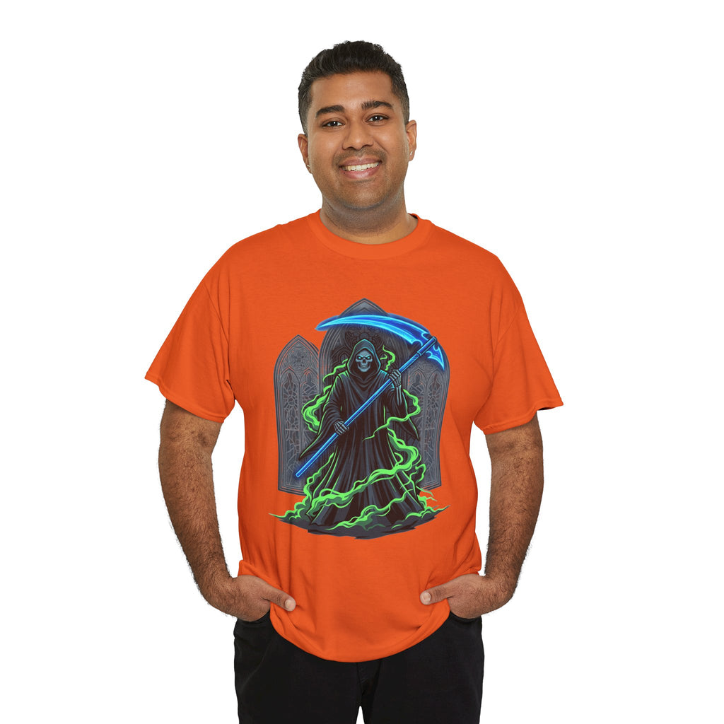 Grim Reaper Glow Scythe T-Shirt