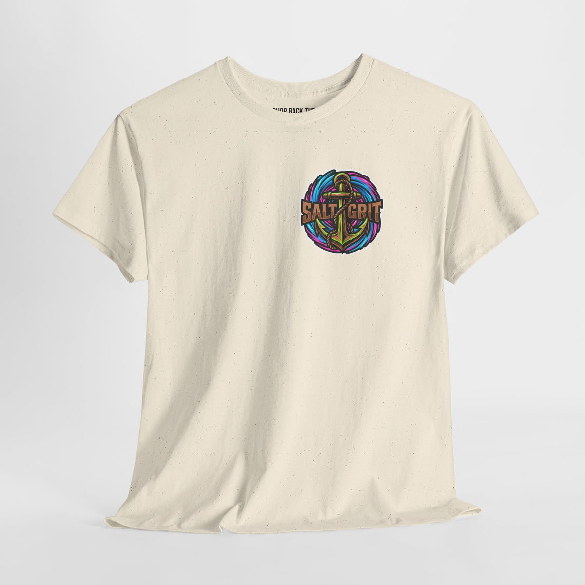 Shark Circle Graphic Tee — Salt Grit Surf T-Shirt