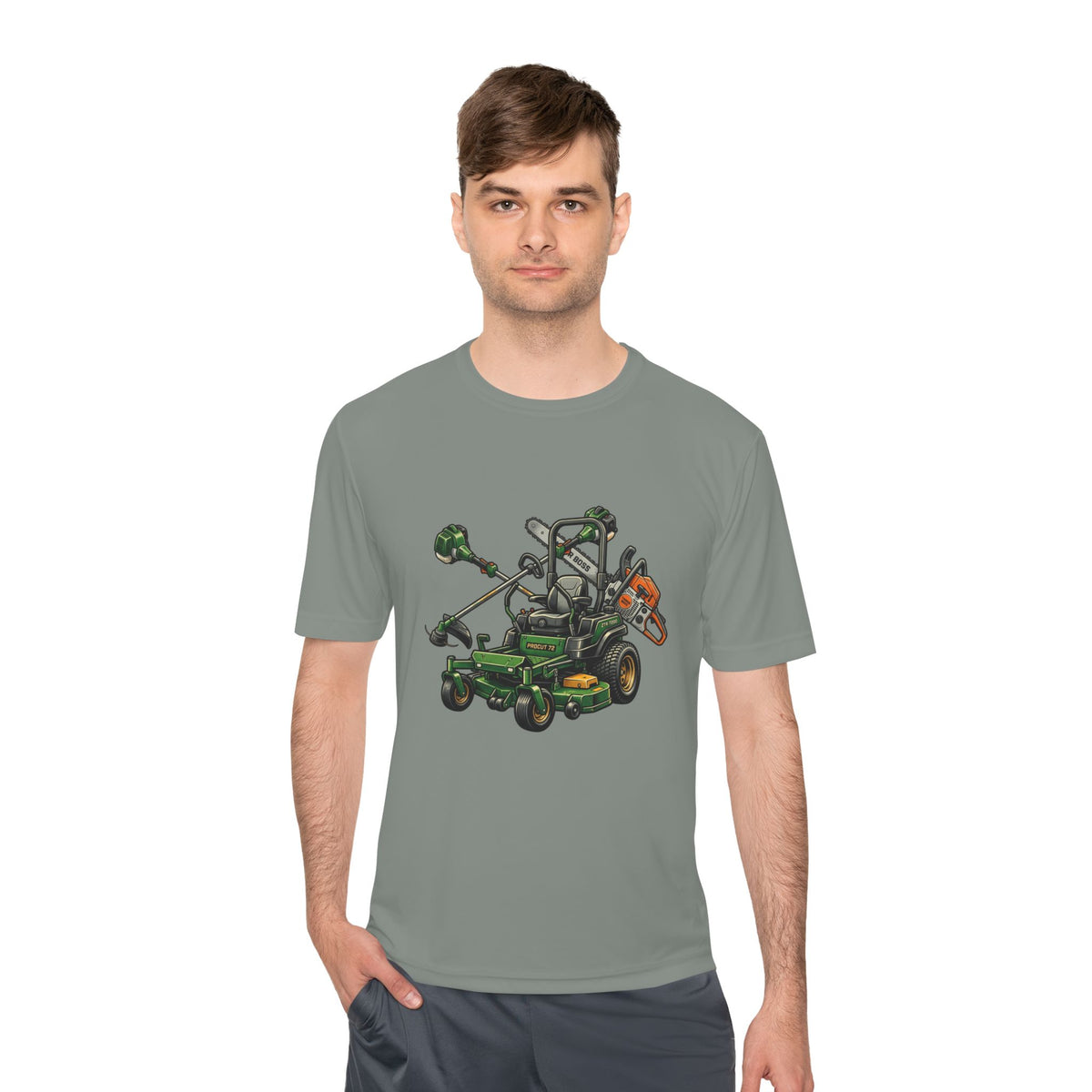 The Matrix Can't Cut the Grass T-Shirt — Lawn Mower Humor Tee