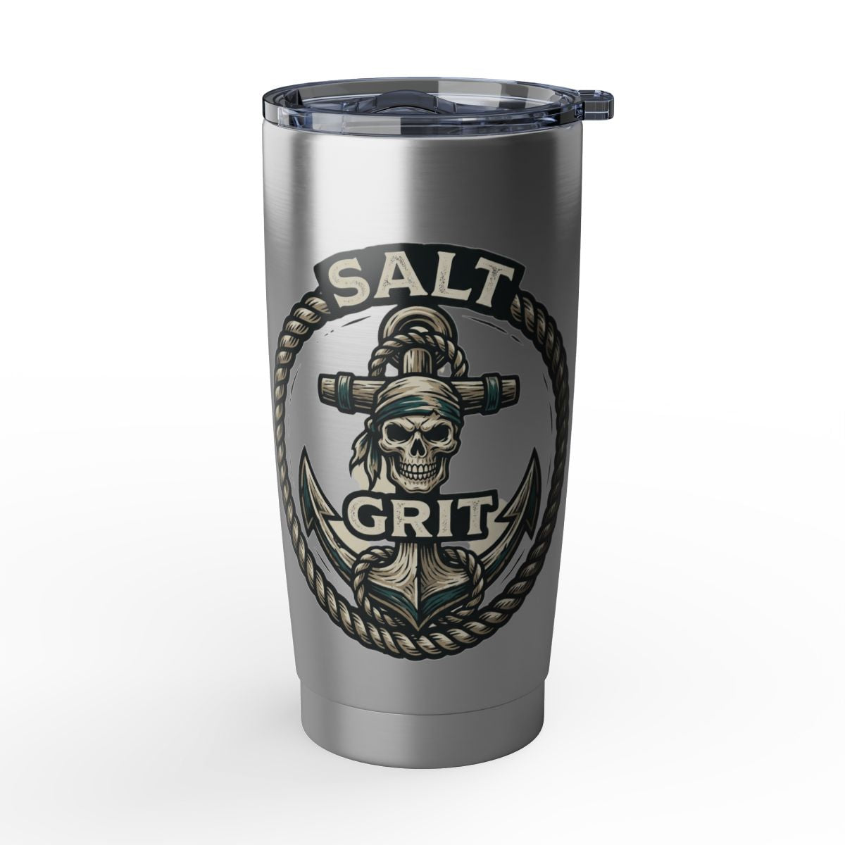 Vagabond 20oz Tumbler — Nautical Anchor Rope Insulated Travel Mug